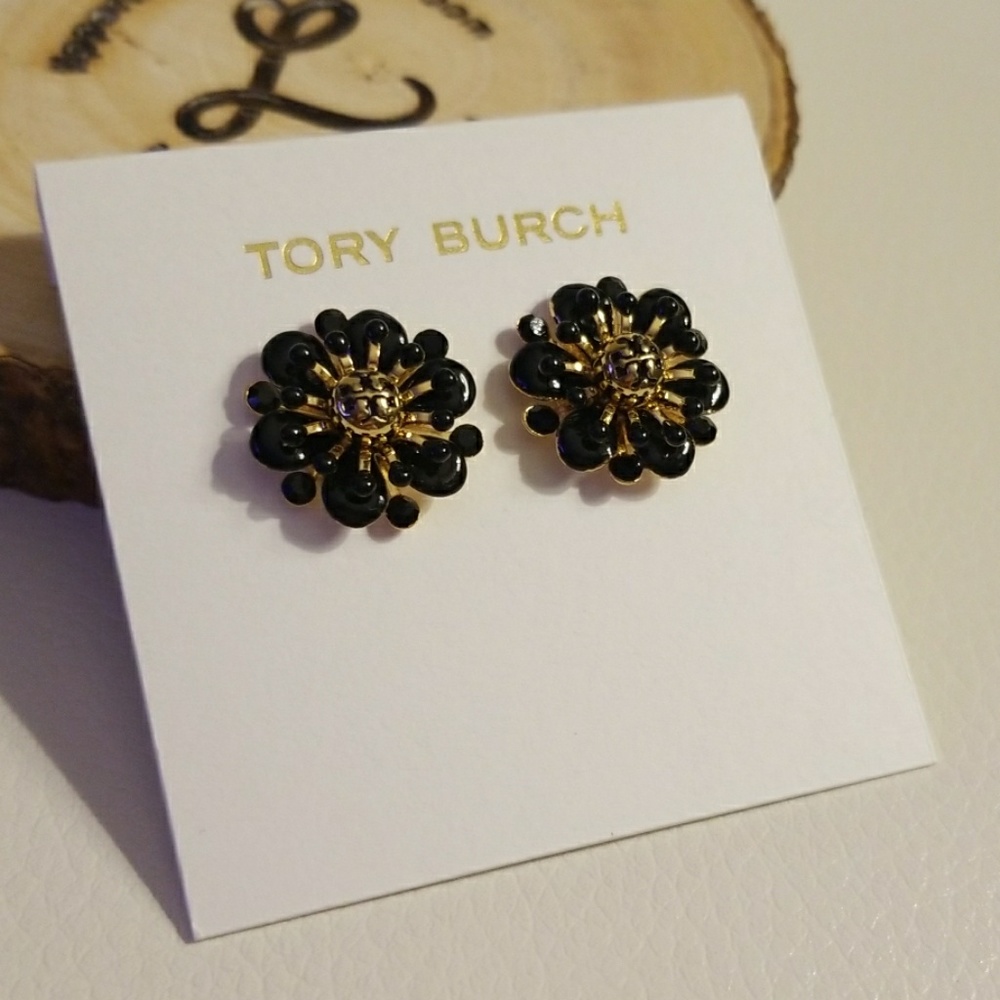 Tory Burch flower earrings